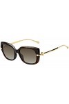 Jimmy Choo Lunettes de Soleil ORLA/G/S Dark Havana/Brown Shaded 54/20/135 femme