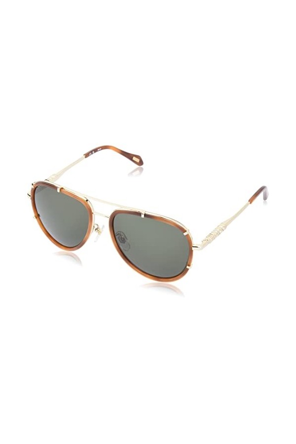 Just Cavalli Mixte SJC029V Lunettes de Soleil, Light Havana, 57