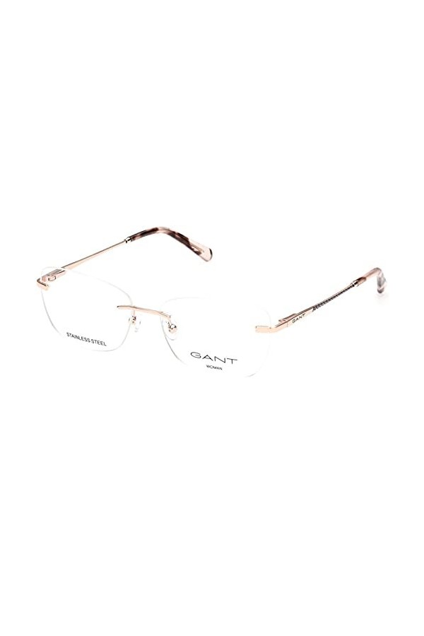 Gant GA4098 Lunettes de Soleil, Shiny Rose Gold, 54 Femme