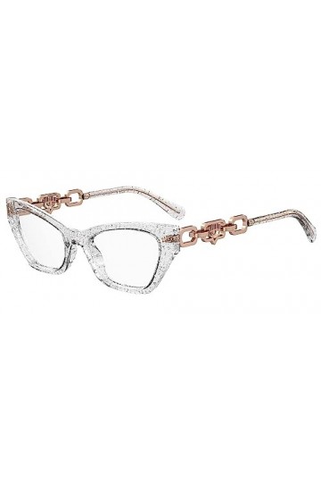 CHIARA FERRAGNI CF 7020 Lunettes de Soleil, Argenté Paillettes, 51 Femme