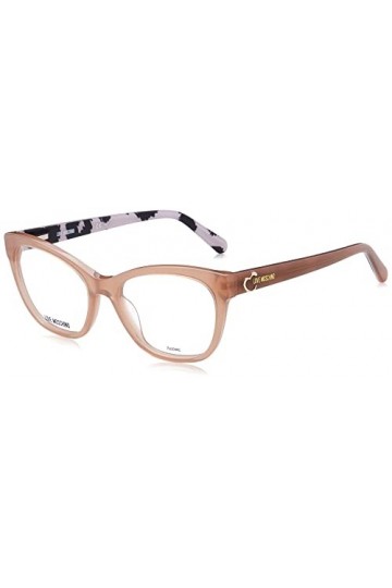 Moschino Love Mol598 Sunglasses, Beige Motif Nude, 53 Unisex
