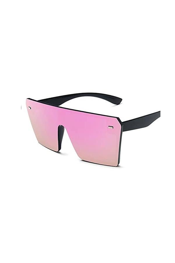 DieffematicTYJ Lunette De Soleil Tendance de Mode surdimensionnée Cadre Noir Lunettes de Soleil Femme Color : C5