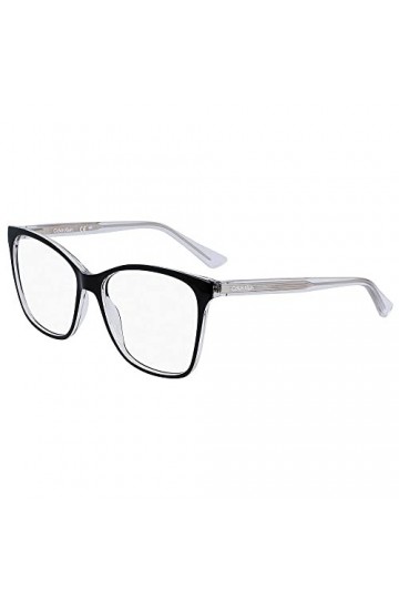 Calvin Klein Montura per Occhiali Vista CK 23523 Nero Plastic Farfalla Sunglasses, 001 Black, 54 Unisex