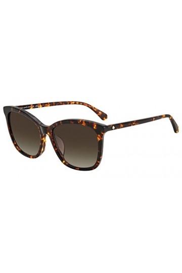 Kate Spade Tamiko/F/S Sunglasses, Havana, 57 Unisex