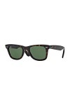 Ray-Ban Original Wayfarer Classic Montures de Lunettes, Marron Tortoise Frame with Green G-15 Lenses , 54.0 Mixte Adulte
