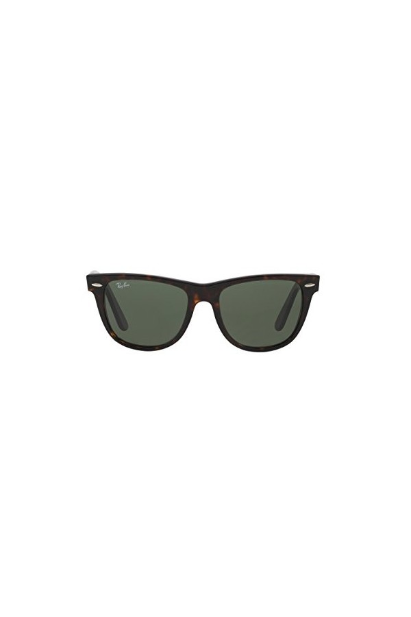 Ray-Ban Original Wayfarer Classic Montures de Lunettes, Marron Tortoise Frame with Green G-15 Lenses , 54.0 Mixte Adulte