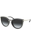 Michael Kors 0MK1077 Lunettes de Soleil, Black/Grey Shaded, 54 Femme