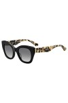 Kate Spade Jalena/s Sunglasses, Black Havana, 49 Unisex