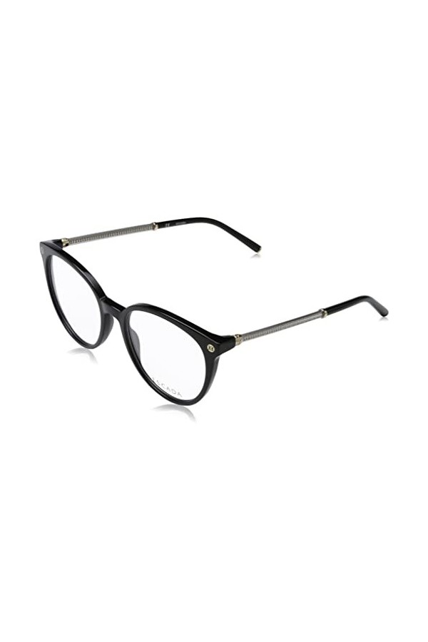 Escada Vesd59 Lunettes de Soleil, Noir Brillant, 53 Femme