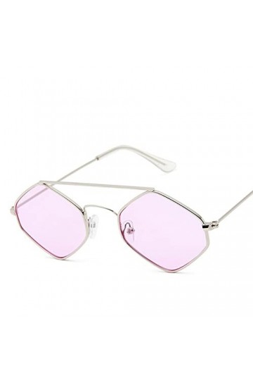DieffematicTYJ Lunette De Soleil Lunettes de Soleil Diamant Mode Femmes rétro métal Double Poutre Lunettes Sauvages Lunettes 