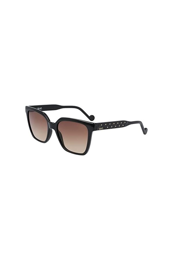 Liu Jo LJ742S 46598 Sunglasses, 001 Ebony, One Size Unisex