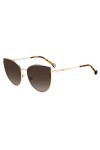 Carolina Herrera Her 0138/s Sunglasses, DDB/HA Gold Copper, 59 Unisex