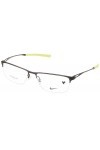 Nike Optical Sunglasses, 007 Satin Black Volt, 56 Unisex