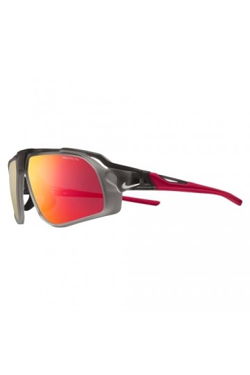 Nike Flyfree M Fv2391 Sunglasses, Colour: 060 Matt Anthracte/Red Mir/Clear, Taille Unique Unisex
