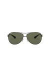 Ray-Ban 0RB3386 004/9A 63 Montures de Lunettes, Gris Gunmetal/Green Polarized , Homme