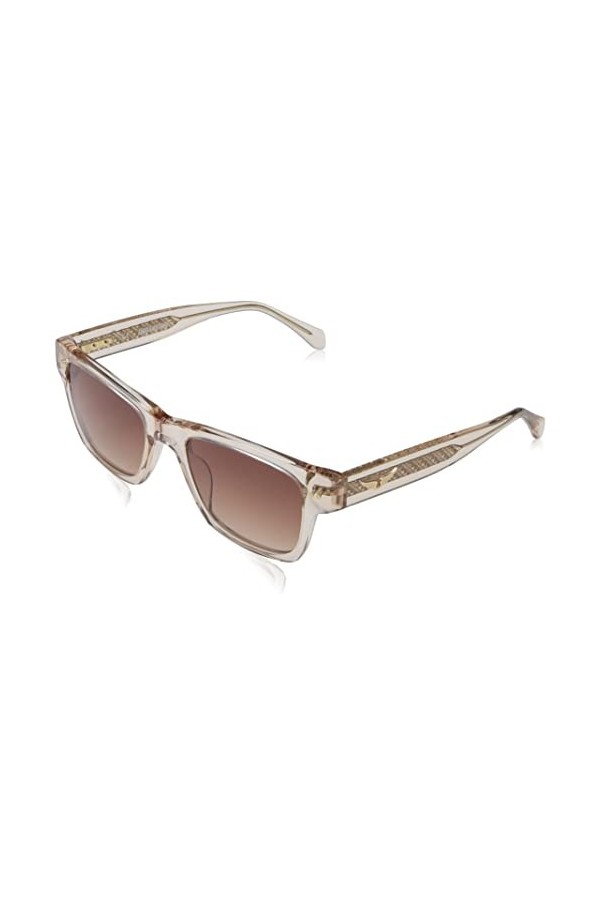 Zadig & Voltaire Szv324 Lunettes de Soleil, Transparent Honey, 53 Femme