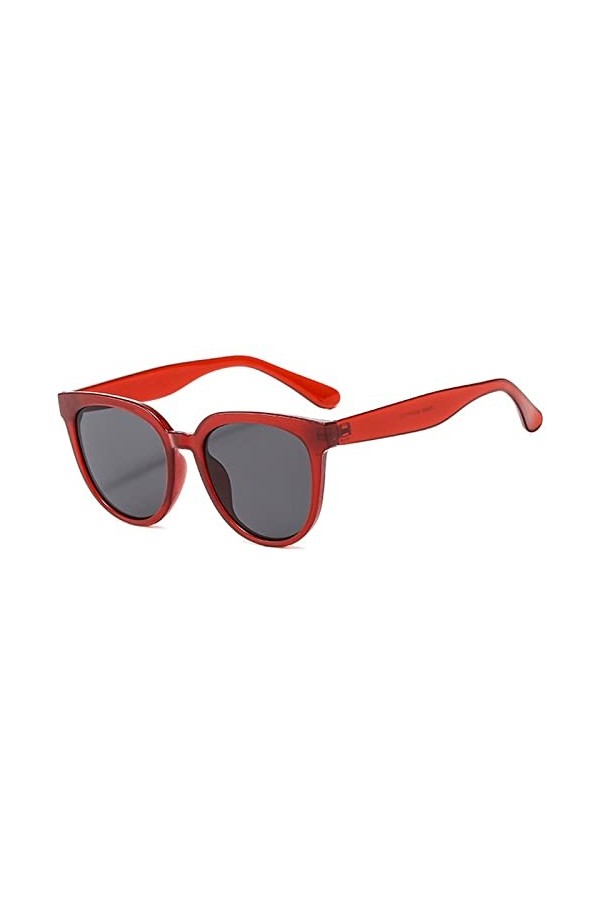 DieffematicTYJ Lunette De Soleil Branché Riz Ongles Soleil Lunettes de Soleil Femme Couleur Couleur Une pièce Lunettes de Sol