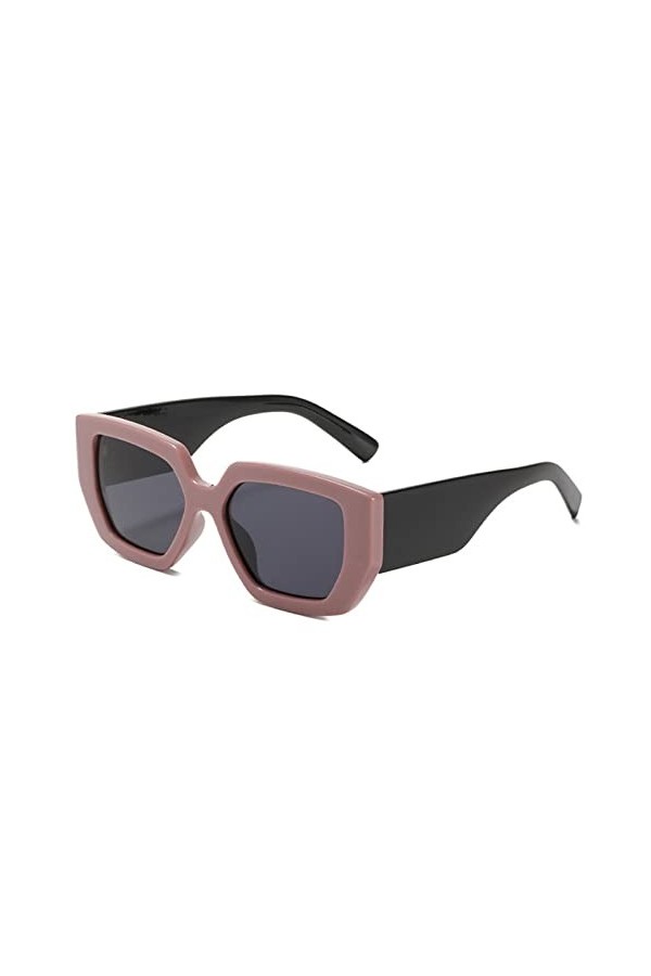 DieffematicTYJ Lunette De Soleil Lunettes de Soleil Square Retro Fashion Tendance Femme Tendance Lunettes de Soleil à la Jamb