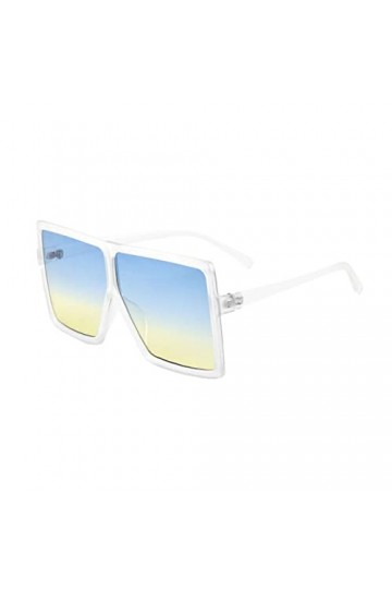 DieffematicTYJ Lunette De Soleil Lunettes de Soleil Square Square Femme Femme Femmean Mode avec de Nouvelles Couleurs Color 