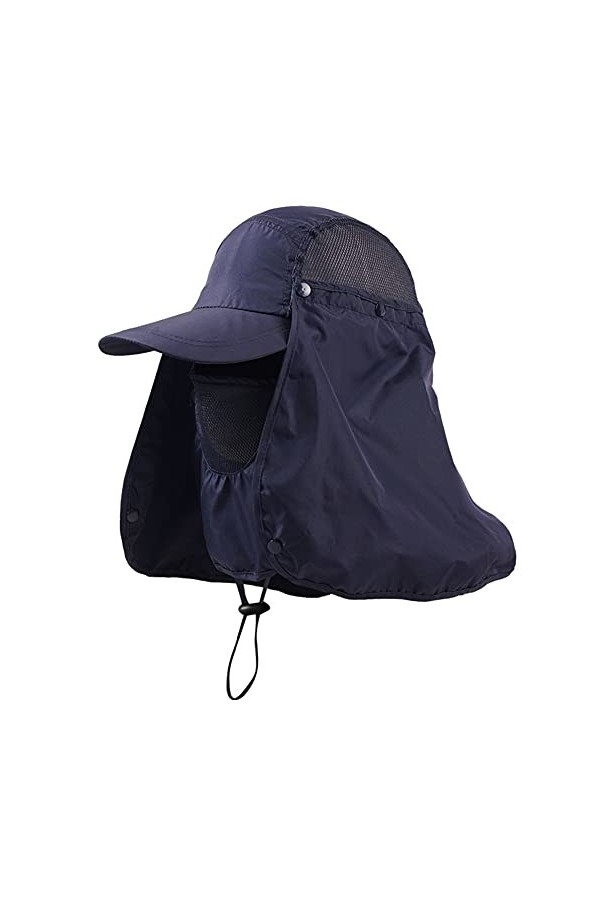 QSXX Chapeau de Pêche Protection UV Protection Solaire Casquette UPF 50+ Chapeaux de Pêche Respirants avec Protection UV à 36