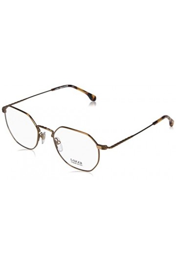 Lozza VL2378N Sunglasses, Matt Antique Gold, 50 Unisex