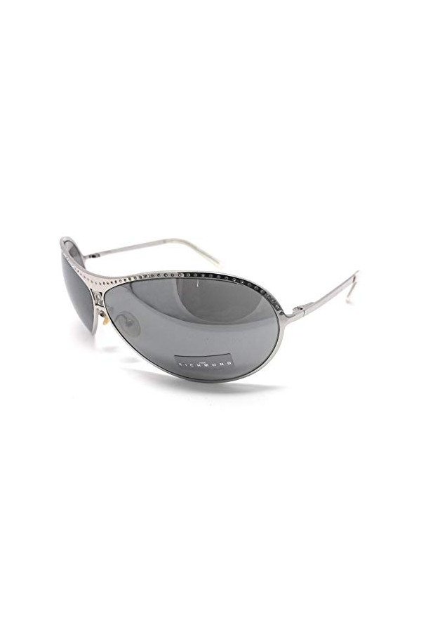 John Richmond LUNETTES DE SOLEIL FEMME JR 576 03 STRASS NOUVEAU AVEC DÉFAUT, argent, 76