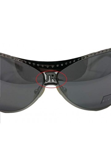 John Richmond LUNETTES DE SOLEIL FEMME JR 576 03 STRASS NOUVEAU AVEC DÉFAUT, argent, 76