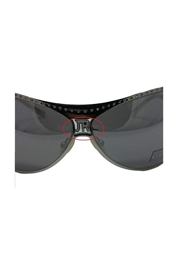 John Richmond LUNETTES DE SOLEIL FEMME JR 576 03 STRASS NOUVEAU AVEC DÉFAUT, argent, 76