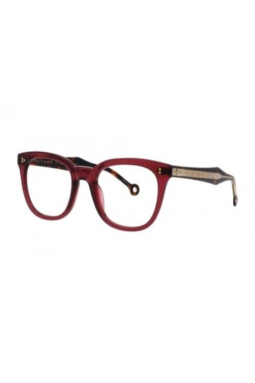 Hally & Son Hs879v 50 20 145 Burgun-trtois Lunettes de Soleil, Burgundy-Tortue, Femme