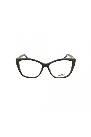 MaxMara MM5036 Lunettes de Soleil, Noir Brillant, Taille Unique Femme