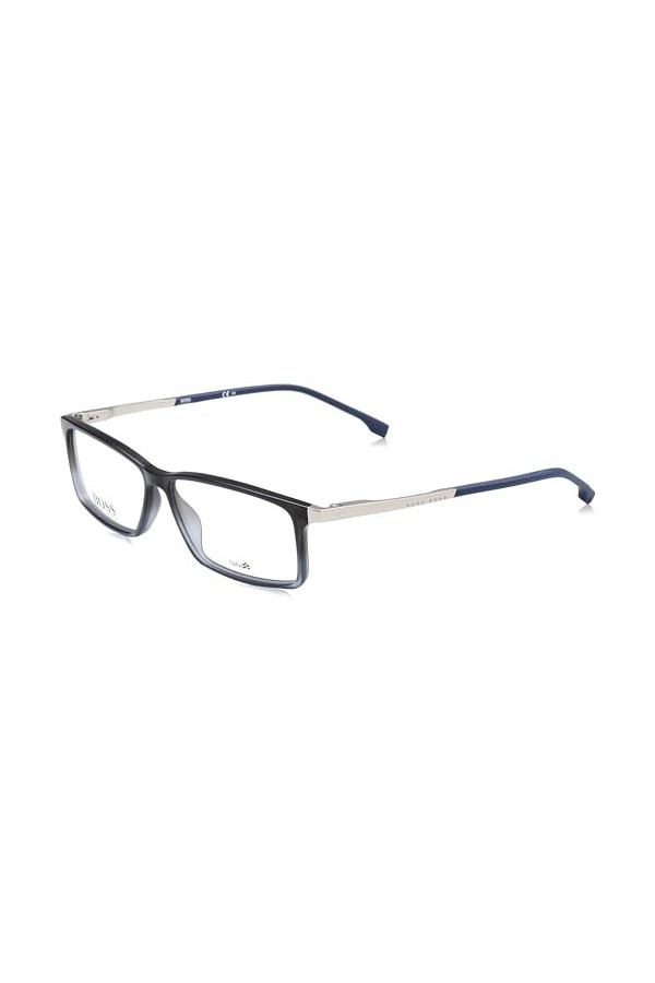 Hugo Boss Boss 1250 Sunglasses, Bleu Mat, 57 Unisex