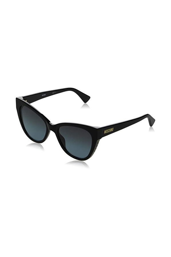 MOSCHINO Mos056/s Sunglasses, 807/GB Black, 54 Unisex