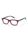 Polaroid Kids PLD K 014 Montures de Lunettes, IJW/16 TRN Red Blue, 43 Unisex