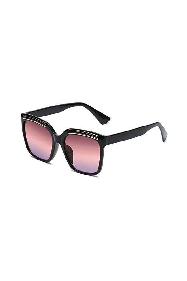 DieffematicTYJ Lunette De Soleil Double Sourcils Soleil Vue Polyvalente Femmes Lunettes de Soleil Bleu Transparente Color : 