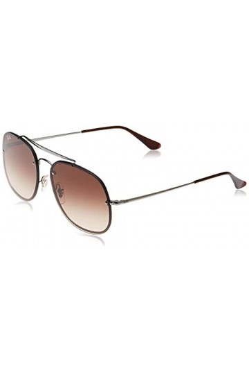 Ray-Ban 0RB3583N 004/13 58 Montures de Lunettes, Gris Gunmetal/Brown Gradient , Mixte Adulte