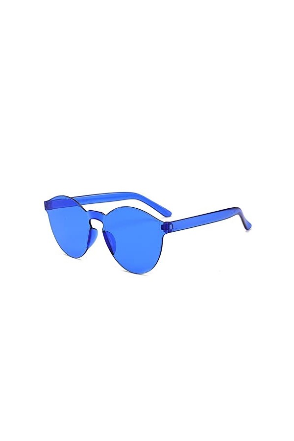 DieffematicTYJ Lunette De Soleil Lunettes de Soleil sans Cadre dune pièce Femmes Grossistes Mode Couleur Verres Sun Verres C