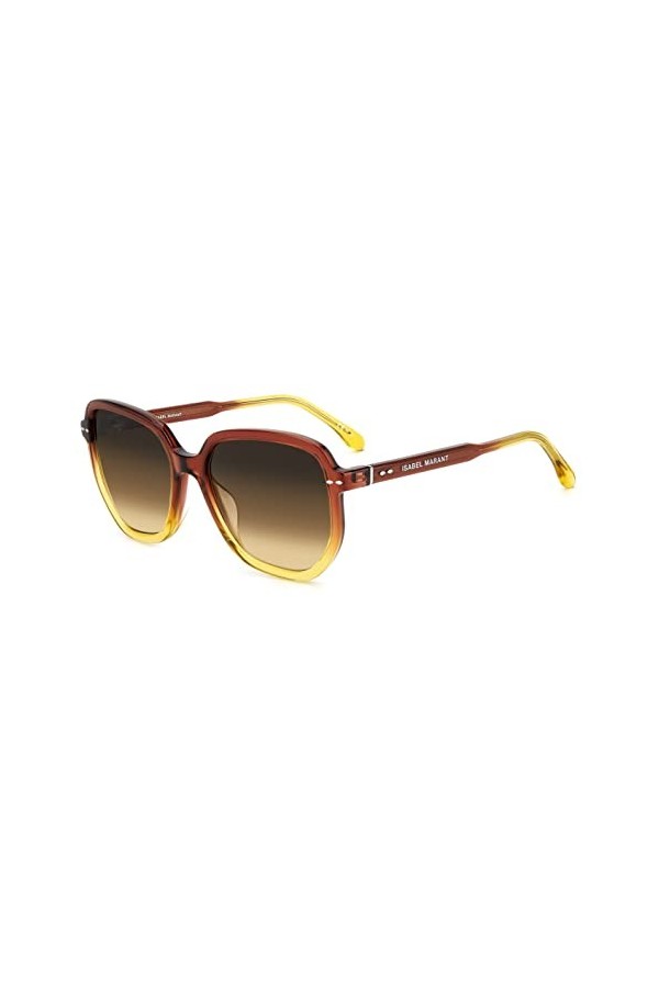 Isabel Marant Im 0097/g/s Sunglasses, GLN/N4 Brown Yellow, 57 Unisex