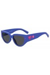 Chiara Ferragni CF 7014/s Sunglasses, PJP/IR Blue, 54 Unisex