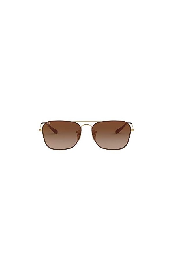 Ray-Ban 0RB3603 001/S0 56 Montures de Lunettes, Or Gold/Brown Gradient , Mixte Adulte