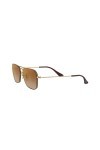Ray-Ban 0RB3603 001/S0 56 Montures de Lunettes, Or Gold/Brown Gradient , Mixte Adulte
