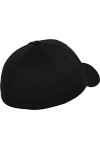 Flexfit Unisex-Adulte Wooly Combed 6277 Casquette, Noir blk/blk , Taille L/XL