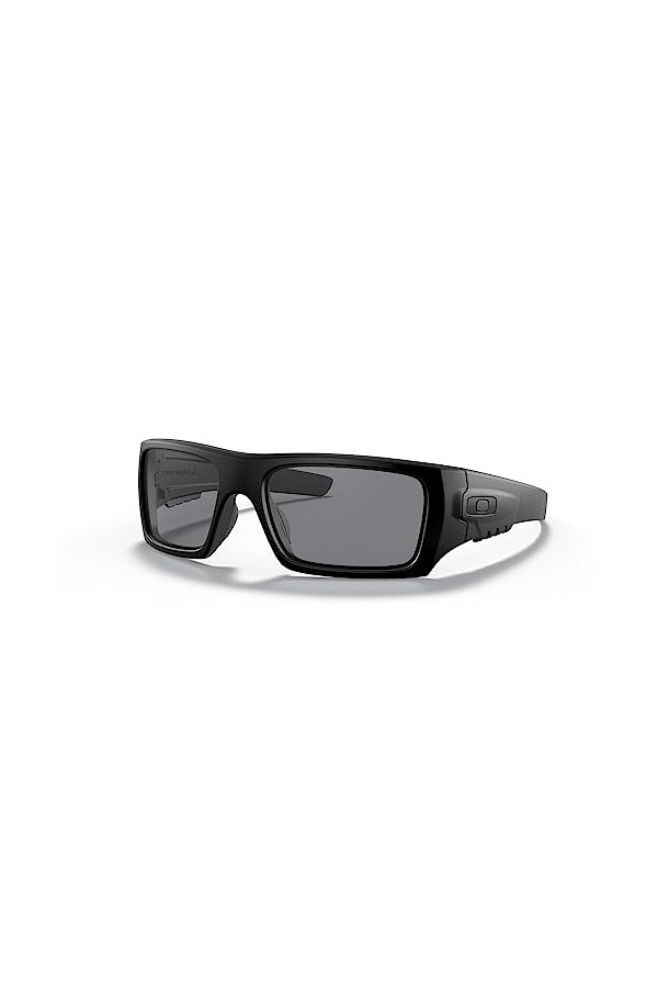 Oakley Det Cord Lunettes de Soleil, Gris Noir Mat, XL Homme