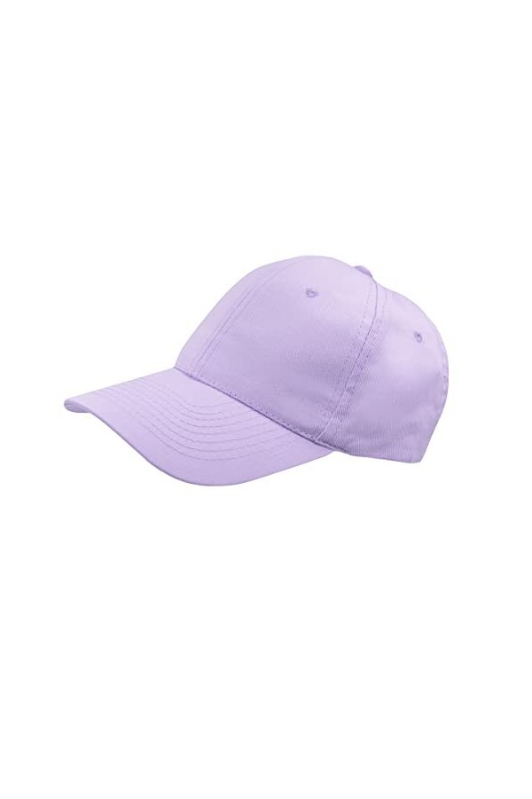 Colours & Beauty Casquette de Baseball Unisexe en Coton Lilas réglable | Chapeau avec visière pour Femme | Casquette Homme av