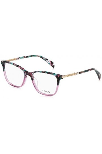 Tous Vtob30 Lunettes de Soleil, Gris Havane + Rose, 52 Femme