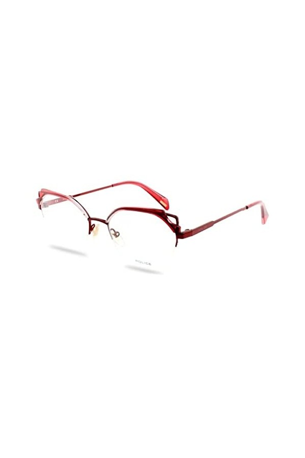 Police VPLA04 Sunglasses, 01HR, 52 Unisex