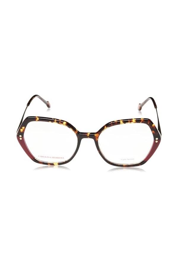 Carolina Herrera Gafas Vista Her 0205 O63 53/18/145 Mujer Sunglasses, O63/18 Havana Red, 53 Unisex