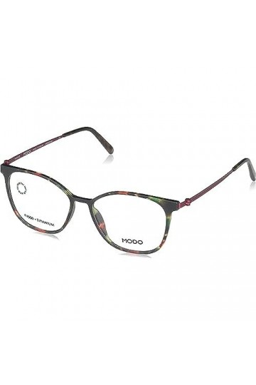 MODO & ECO 7015 Lunettes de Soleil, Matt RD/Brown Tortoise, 51 Femme
