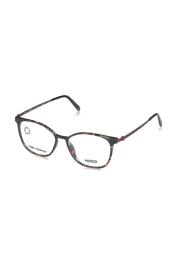 MODO & ECO 7015 Lunettes de Soleil, Matt RD/Brown Tortoise, 51 Femme