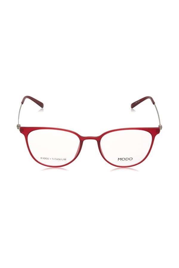 MODO & ECO 7000 Lunettes de Soleil, Rouge Mat, 50 Femme