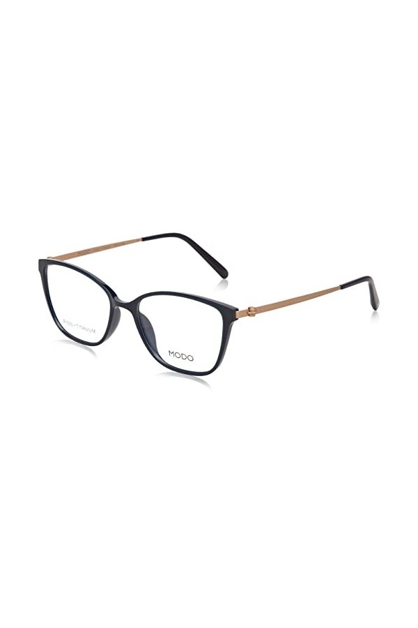 MODO & ECO 7024 Lunettes de Soleil, Bleu Marine, 50 Femme